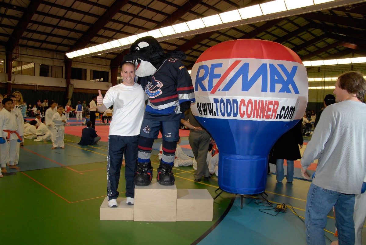 Sponsorship of local kids karate tournament
